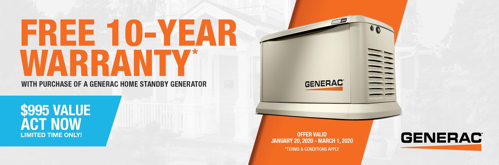 Homestandby Generator Deal | Warranty Offer | Generac Dealer | Ruskin, NE